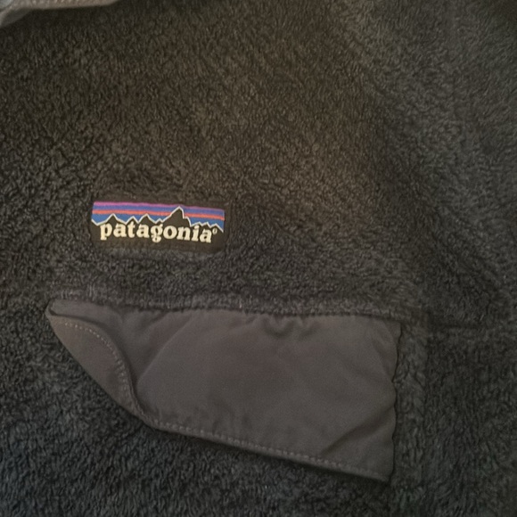 Pantagonia quarter zip navy blue woman’s medium jacket - Picture 2 of 4